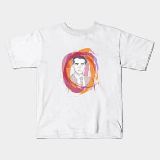 Portrait tribute to Federico García Lorca. Kids T-Shirt